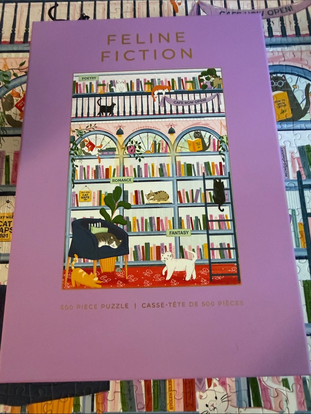 Puzzle by Hobbry. 500ct. Feline Fiction